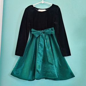 Sylvia Whyte II Girl's Dress Velour Fit and Flare